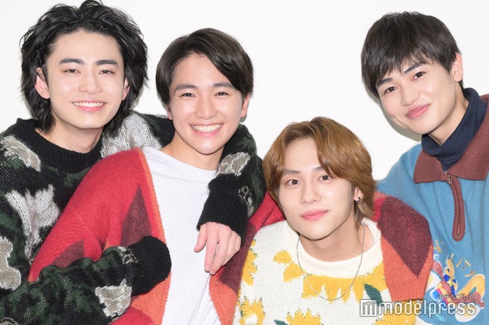 豊田裕大、木戸大聖、山下幸輝、西垣匠(C)モデルプレス