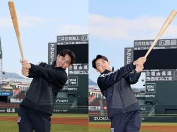 広島ドラ1・平川 仰天発言「両打席で」エディオン看板直撃160m級弾宣言 マツダS見学で小園とも対面