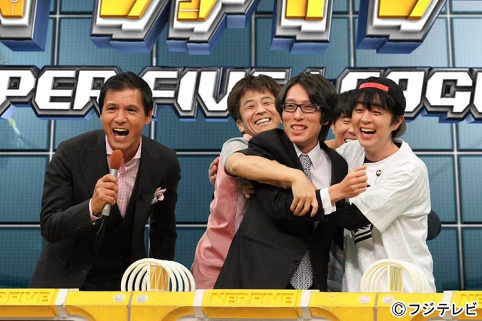 阿部祐二、堀内健、竹田恒泰、ヒャダイン(C)フジテレビ