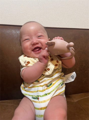 小林礼奈、第2子次女の"笑い方七変化"にメロメロ「最近ずっと声出して笑う」