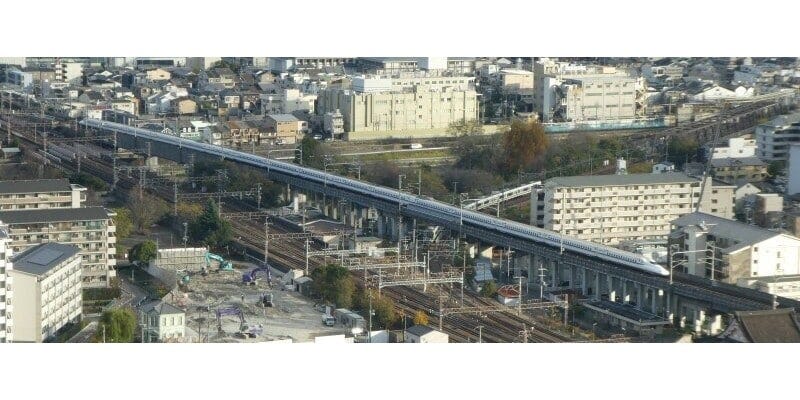 東海道新幹線で京都へ