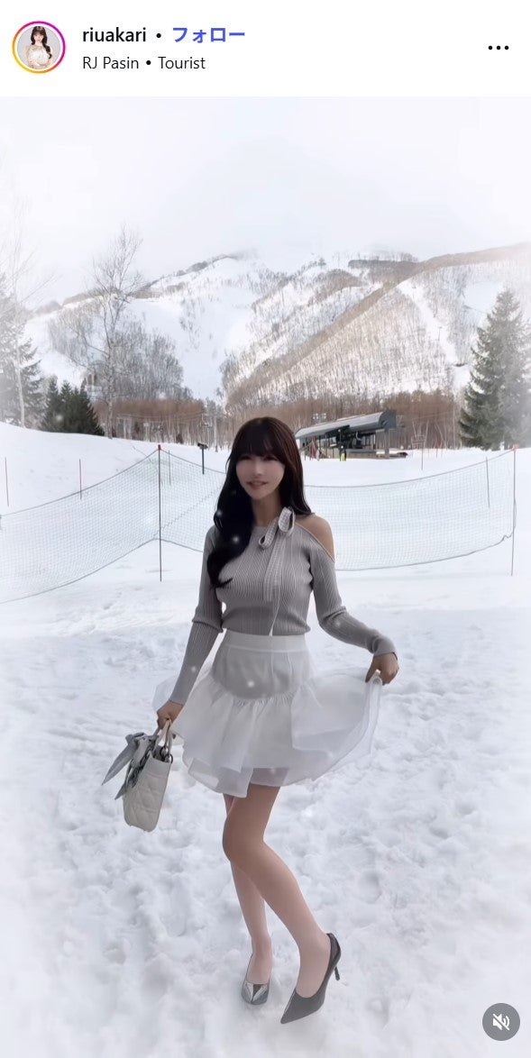 大野茜里（Rちゃん）Instagramより