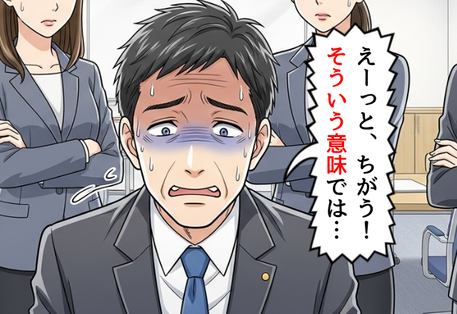 女性社員を狙う”既婚者”の課長！？だが会議室で”とんでもない行動”をとってしまい全員がフリーズした話