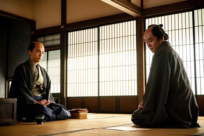 岡山天音、風間俊介「べらぼう~蔦重栄華乃夢噺~」第19話「べらぼう~蔦重栄華乃夢噺~」第19話(C)NHK