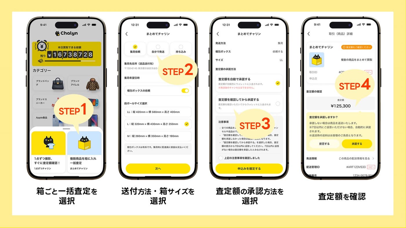 簡単ステップ