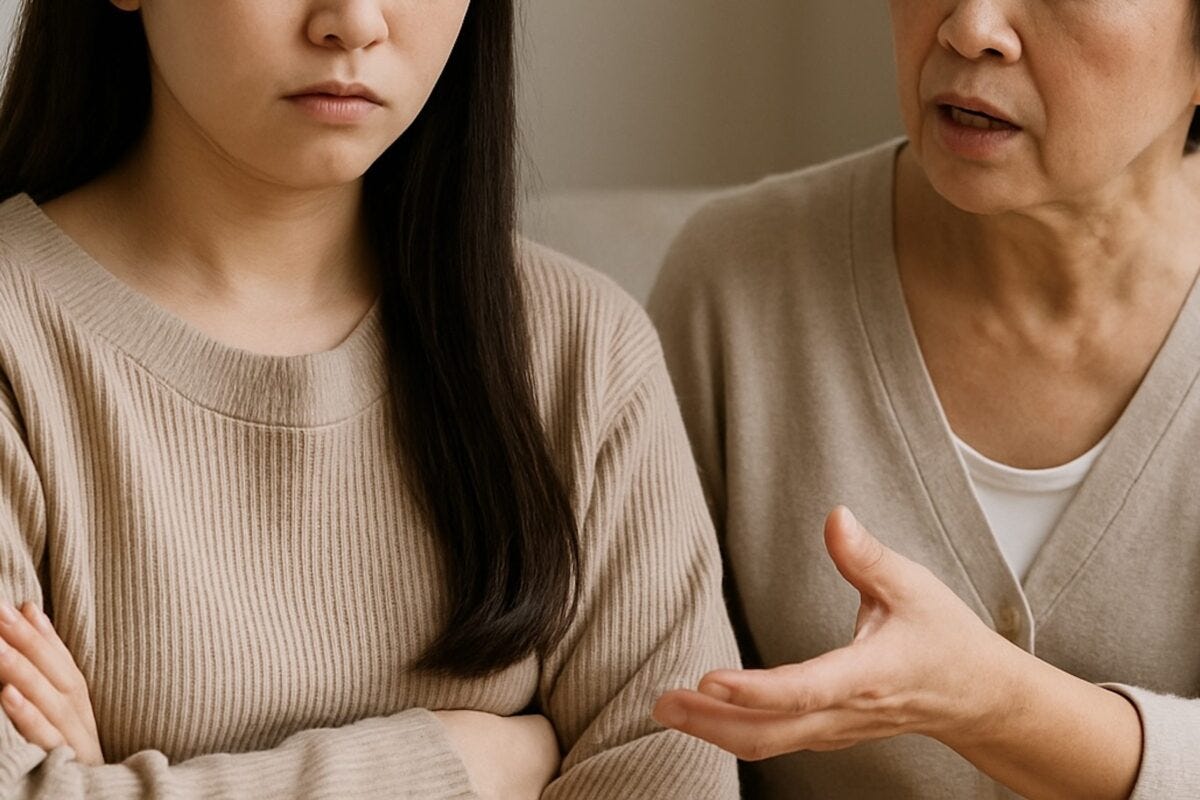 女性と義母