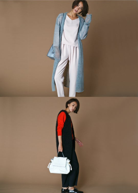 2016年秋もロングが人気！さっと羽織りたいのは“カーディガン”or“ジレ”？