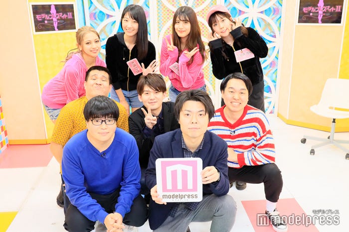 (前列)ライス(中列)ジェラードン(後列)ゆきぽよ、大塚びる、御子柴かな、三田寺理紗 (C)モデルプレス