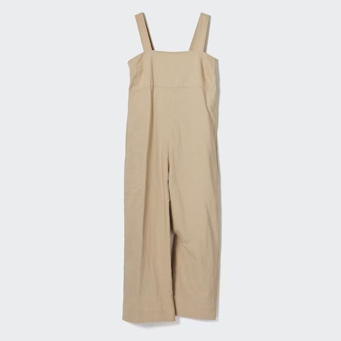 ユニクロ　uniqlo　レディース　おすすめ　オススメ　コスパ　2023　春夏　新作　3月　リネンブレンドサロペット　サロペット　パンツ