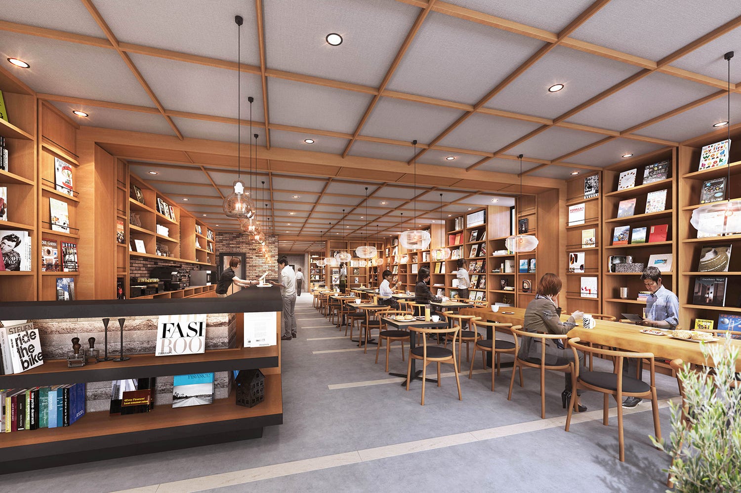 24時間営業の本屋&カフェ併設「ランプライトブックスホテル札幌」2021年開業