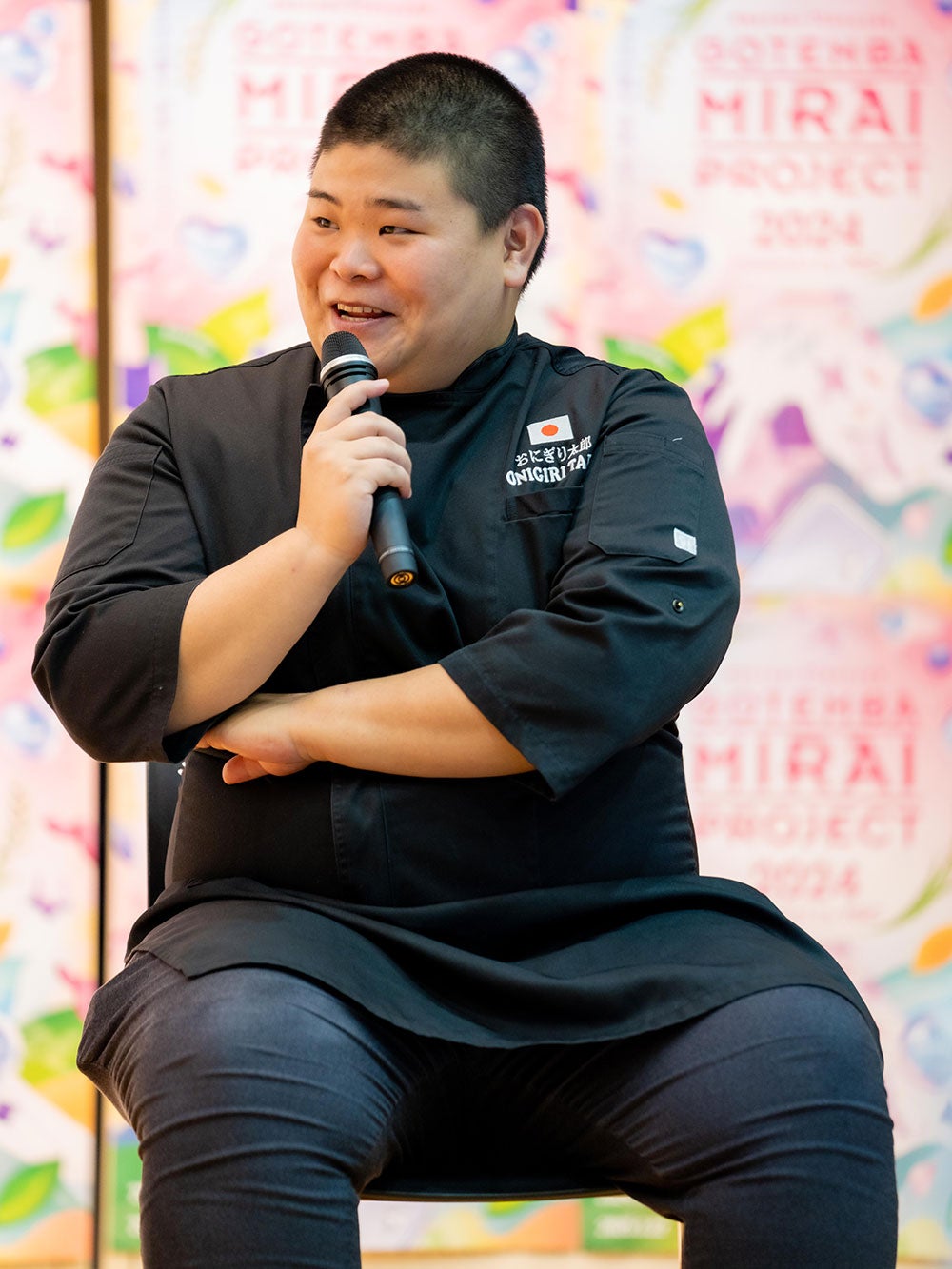 おにぎり太郎「GOTEMBA MIRAI PROJECT 2024 powered by TGC」（C）GOTEMBA MIRAI PROJECT 2024 powered by TGC