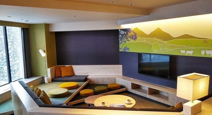 リゾナーレトマムのデザインスイートファイブ