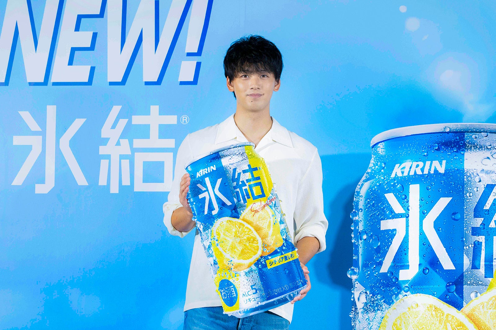 竹内涼真／新CM発表会より（提供写真）