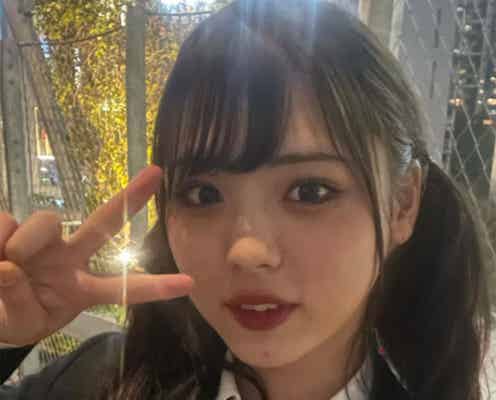 井手上漠、ツインテール×制服ショット公開「可愛すぎる」「優勝」とファン歓喜