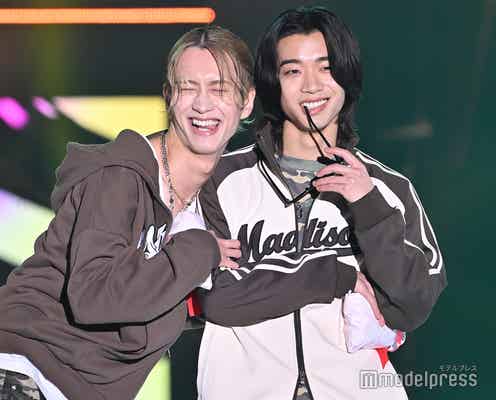 もーりー、しゅーとに密着 頭ポンポン・2人でハート…ファンサたっぷりランウェイで魅せる【TGC2025S/S】