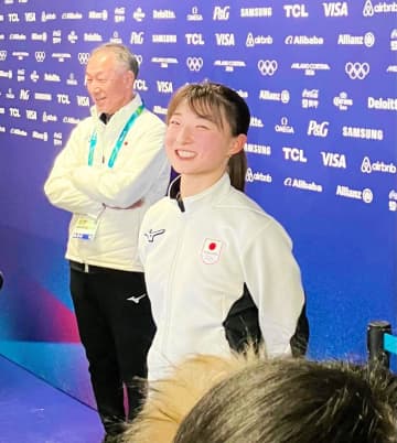 フィギュアスケート 坂本花織ラスト五輪へ「まずは楽しむ」 会場初練習「調整していけばいける」