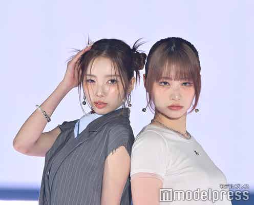 MYERA・Koto&Yui、ペアランウェイ実現 息の合ったポージング【GirlsAward 2025SS】