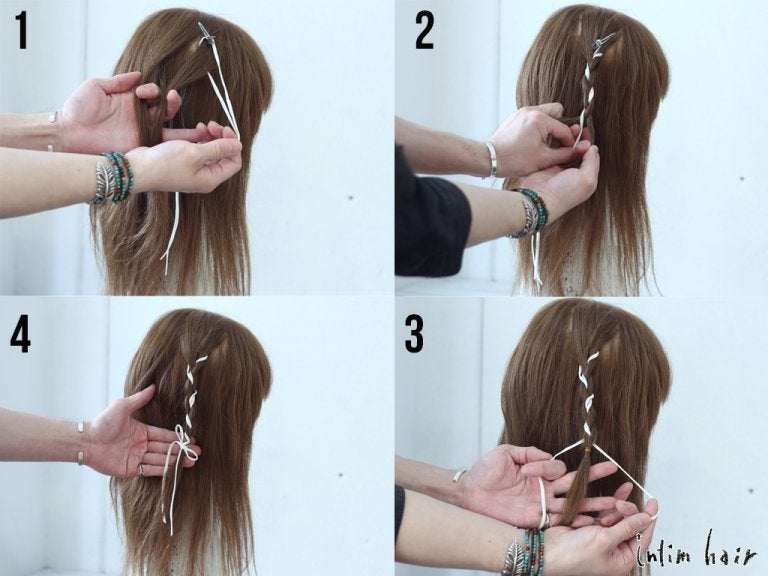 使うテクニックは三つ編みのみ！