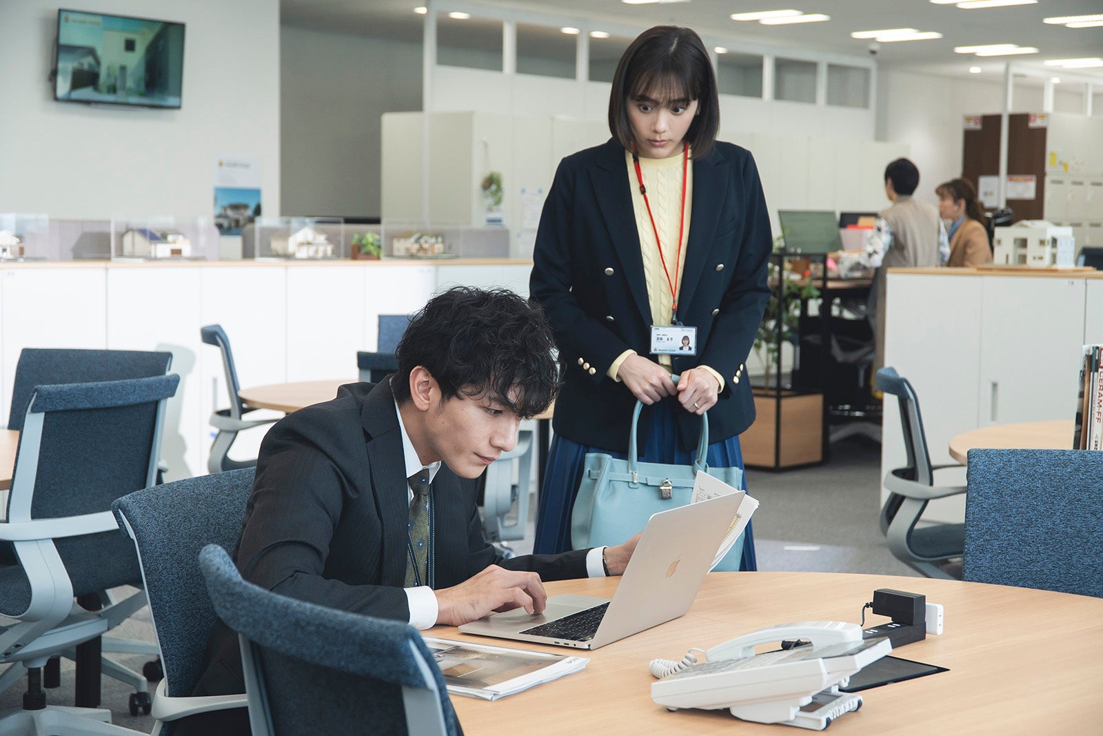 大貫勇輔、松井愛莉「子宮恋愛」第4話（C）ytv