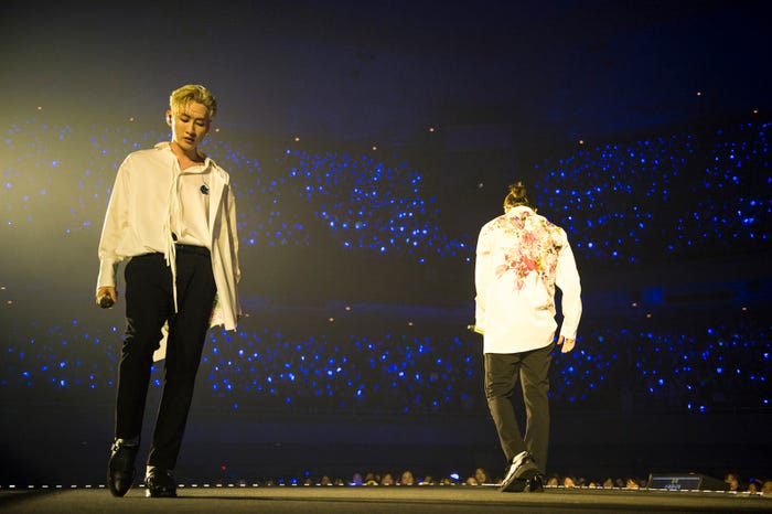 SUPER JUNIOR-D&E JAPAN TOUR 2018~STYLE~』日本武道館公演(写真:田中聖太郎写真事務所)