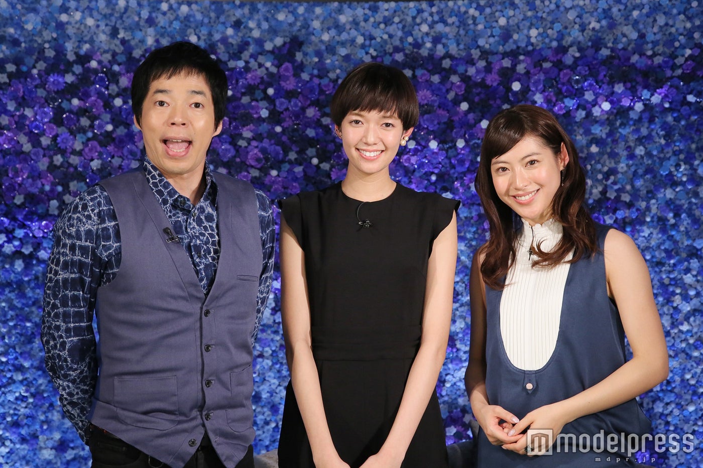 （左から）今田耕司、佐藤栞里、瀧本美織／画像提供：日本テレビ