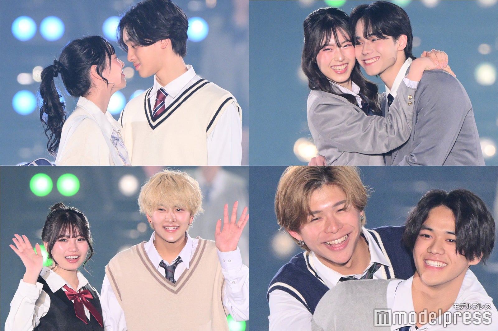 「今日好き」カップル「関コレ」に集結 ハグ・頬キス…ラブラブアピール続々