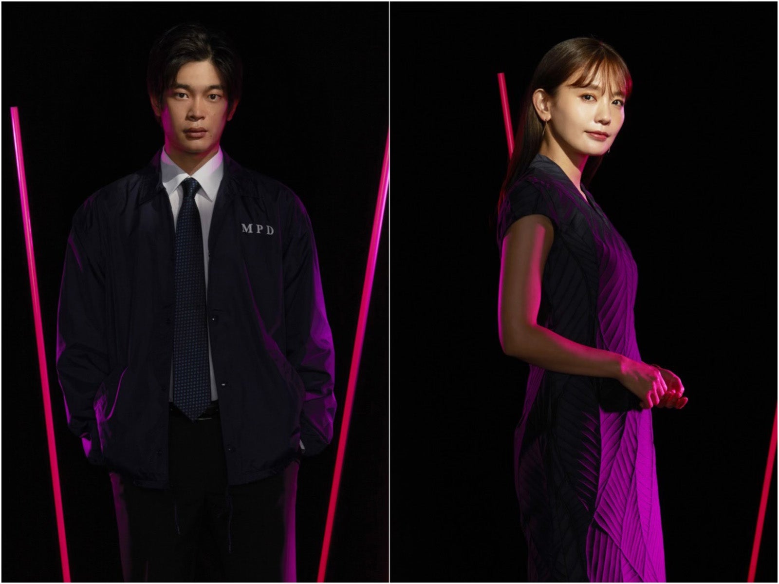 （左から）井之脇海、中村ゆり（C）TBS