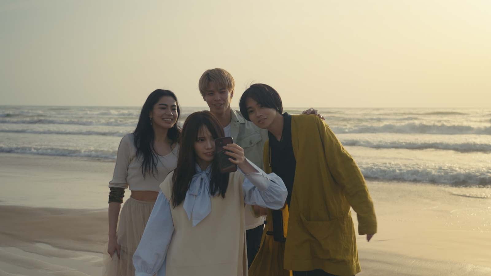 ギャビー、白鳥大珠、米村知希、西村歩乃果／Netflix「オオカミちゃんには騙されない」第4話（C）Netflix