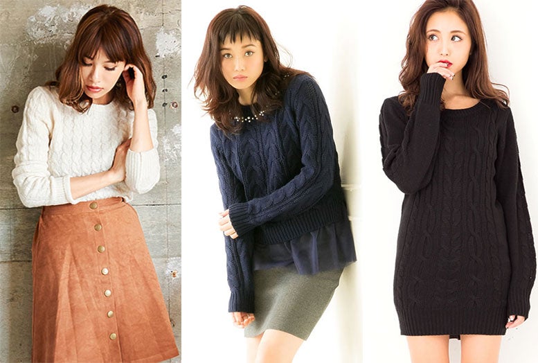 即今年顔に！「ケーブルニット」の着こなしたいタイプ別選び方