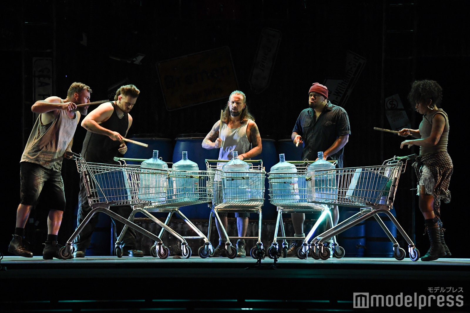 「STOMP ストンプ」ショートパフォーマンスの様子（C）モデルプレス