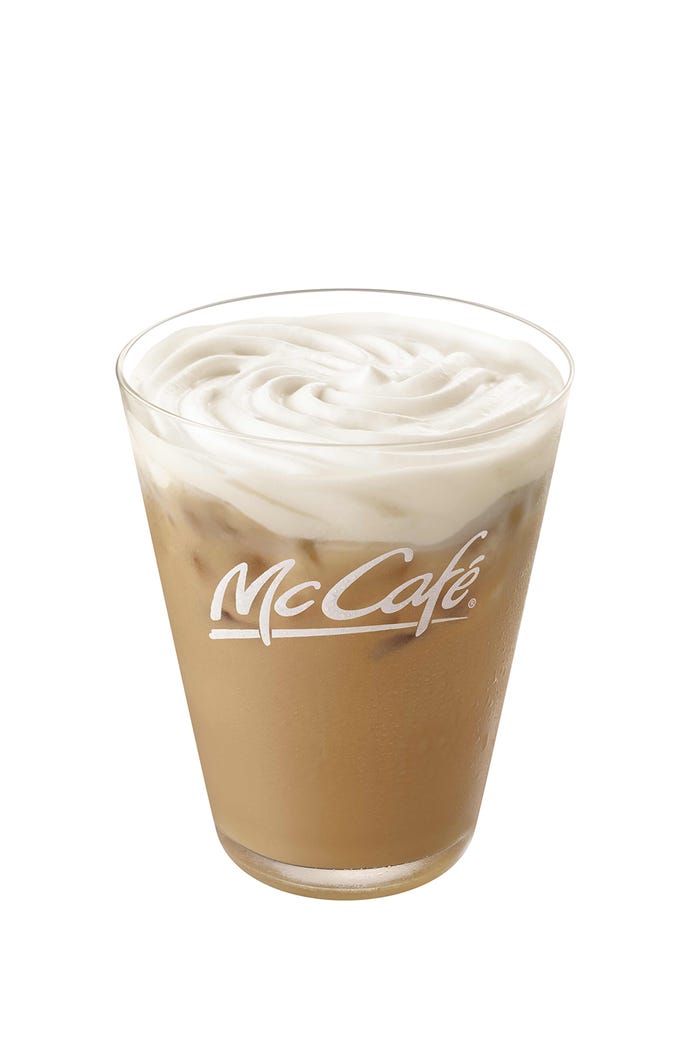 「マスカルポーネ入り ふわふわムースミルクティー」/画像提供:日本マクドナルド