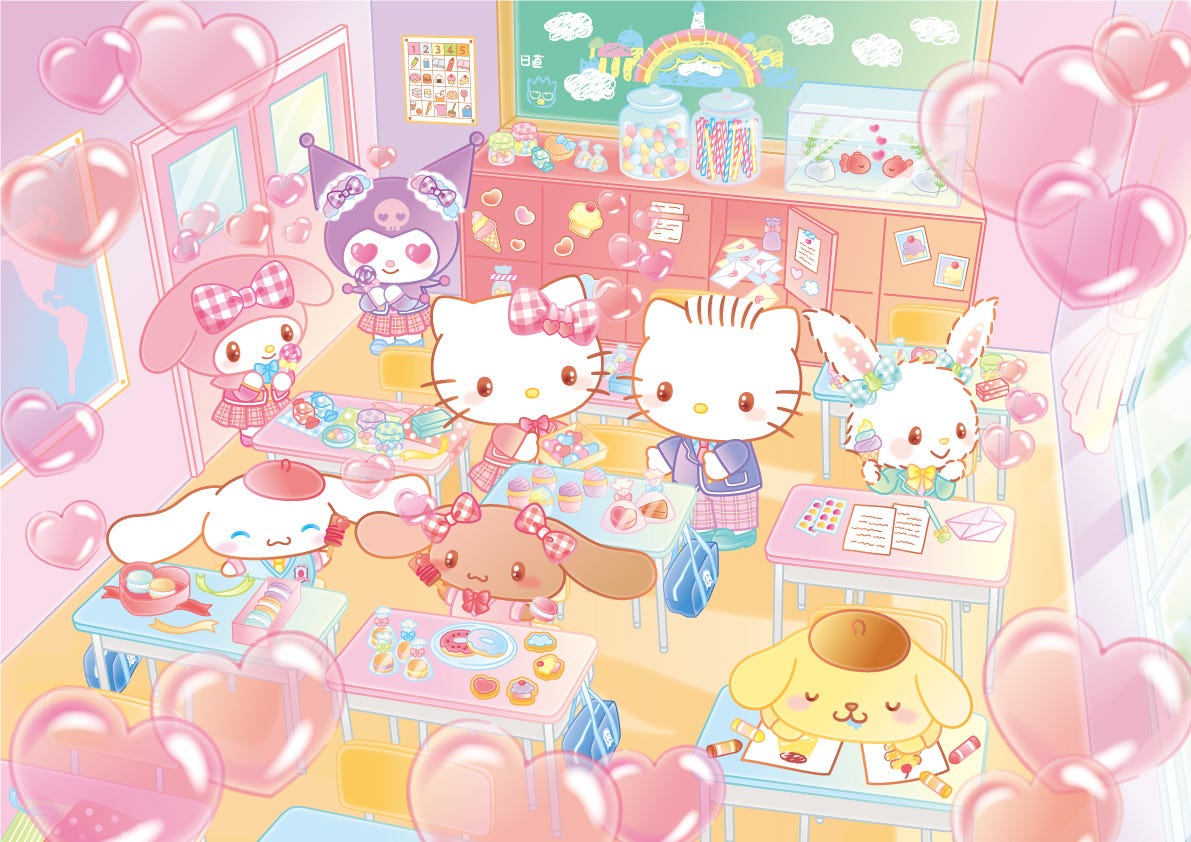 サンリオピューロランド“ピューロ学園”テーマの特別イベント、新作ショー&給食風フードで青春気分