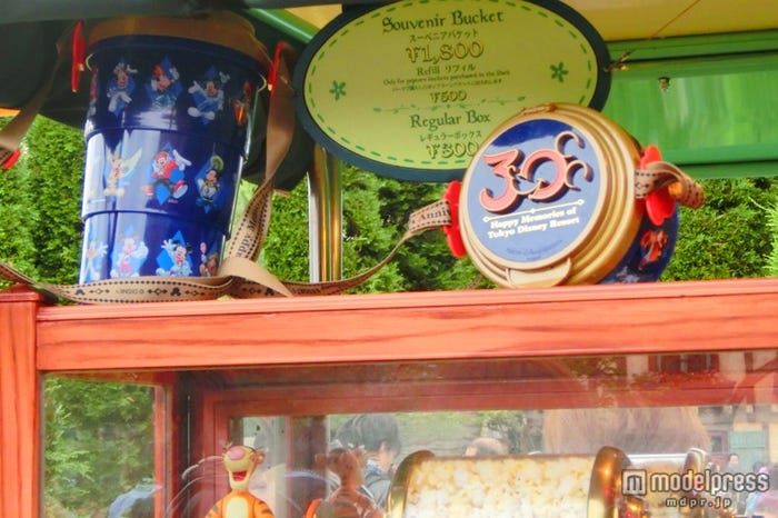 30周年柄のバケット/東京ディズニーランド内