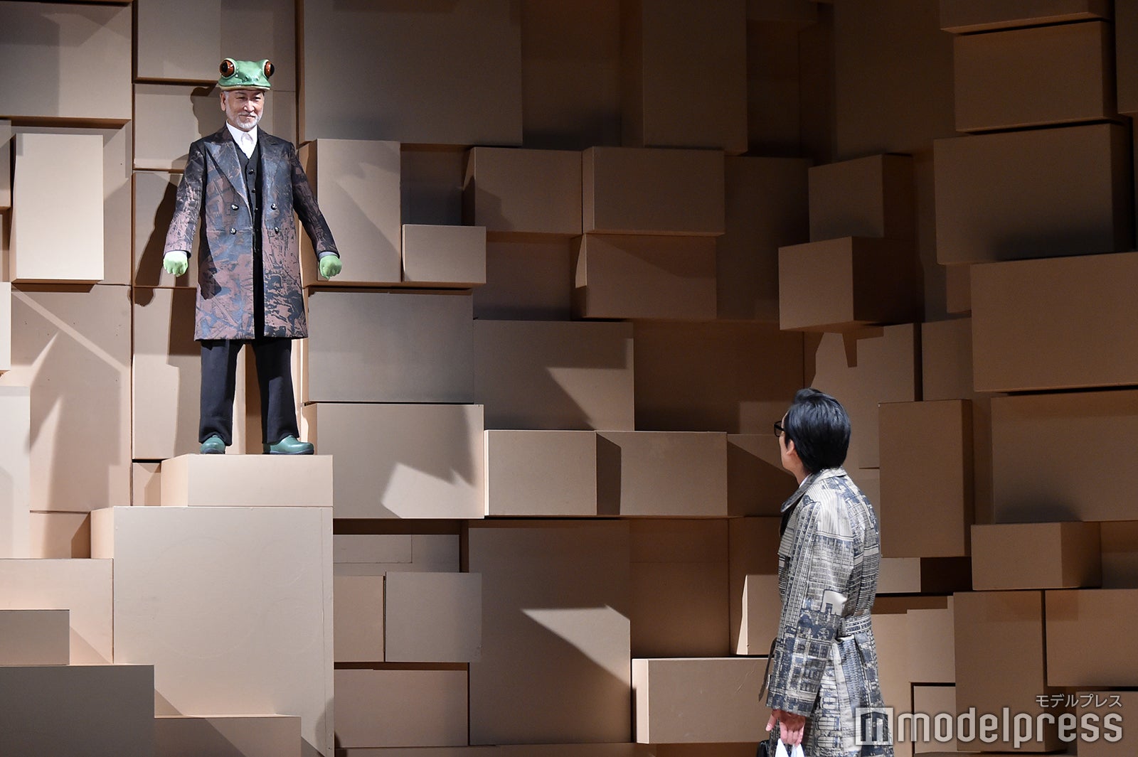 木場勝己、川口覚／舞台「神の子どもたちはみな踊る after the quake」プレスコールより（C）モデルプレス