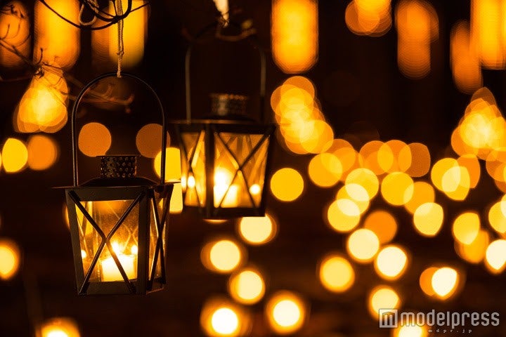 幻想的な風景が広がる「ランタンキャンドルの庭」／画像提供：星野リゾート