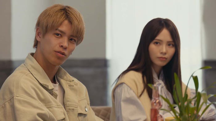 白鳥大珠、西村歩乃果/Netflix「オオカミちゃんには騙されない」第11話(C)Netflix