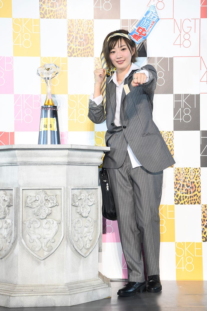 田名部生来「AKB48グループユニットシングル争奪じゃんけん大会」(C)AKS