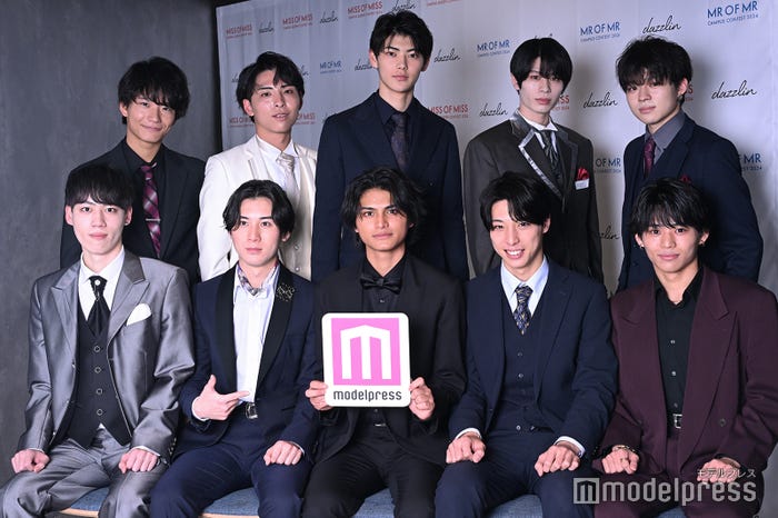 (後列左から)高木欣大朗、伊東竜星、柴田龍之介さん、西ヶ谷涼太さん(前列左から)若林龍貴さん、葛西計人さん、岡内大輔さん、レキムニャットアンさん、黒川祐樹さん、吉川来希さん(C)モデルプレス