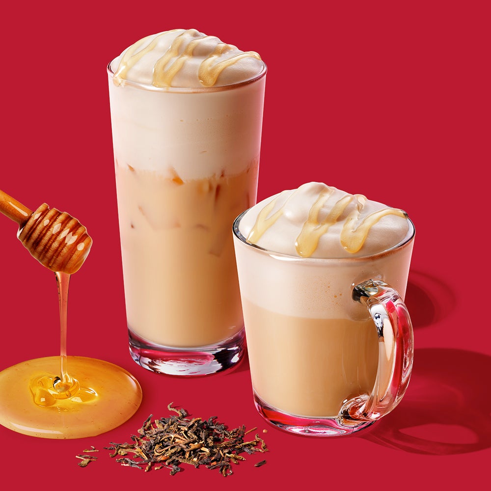 スタバ「ジョイフルメドレー ハニー ムース ティー ラテ」六本木ヒルズ内ティー特化型店舗限定で登場