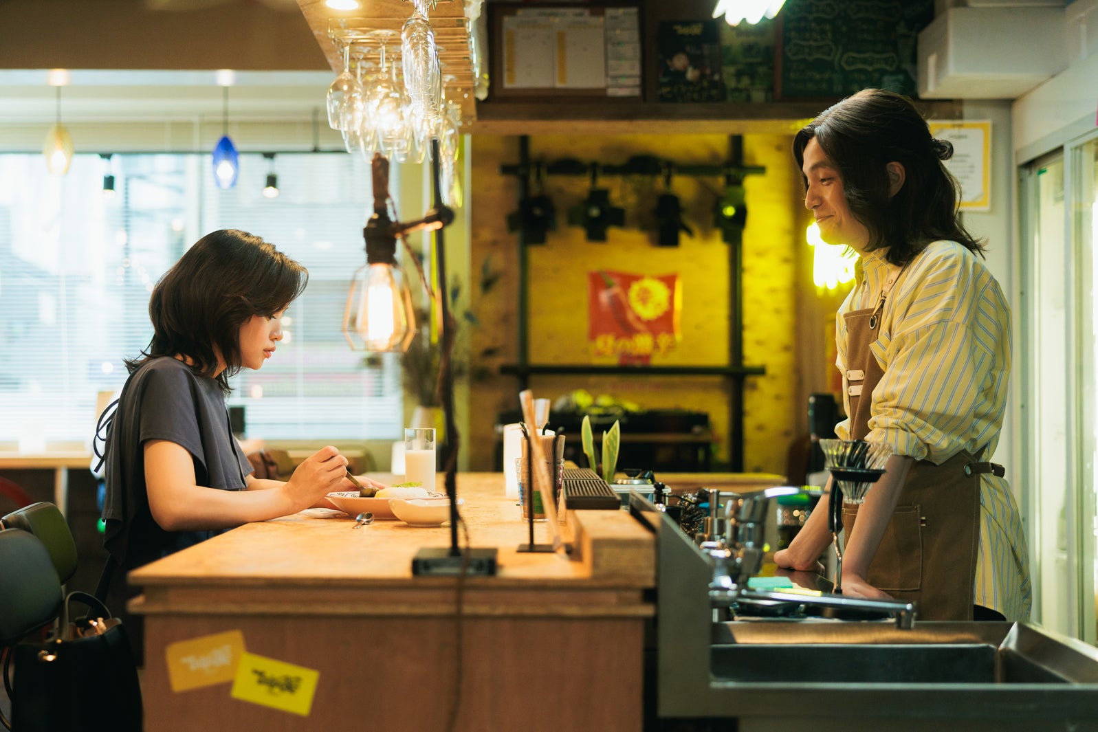 藤原さくら、岡山天音「こっち向いてよ向井くん」最終話より（C）日本テレビ