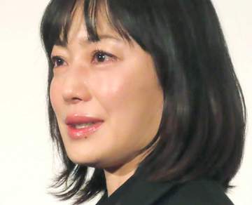 菅野美穂 涙の舞台あいさつ 息子役の山時聡真を思ってウルウル「緊張されていても、人柄がうかがえて、いい子」