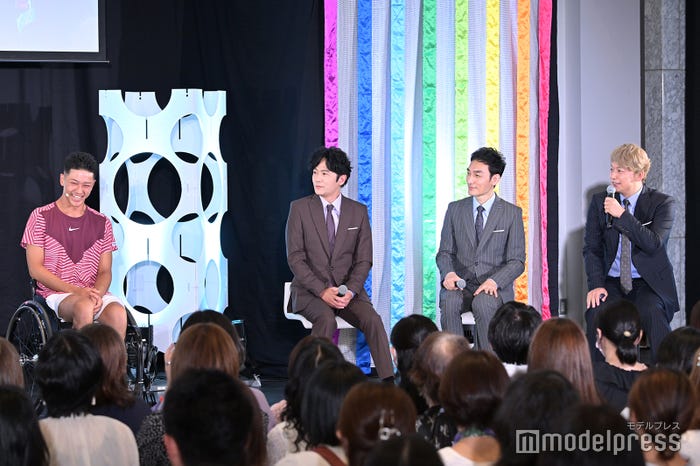 小田凱人選手、稲垣吾郎、草なぎ剛、香取慎吾(C)モデルプレス