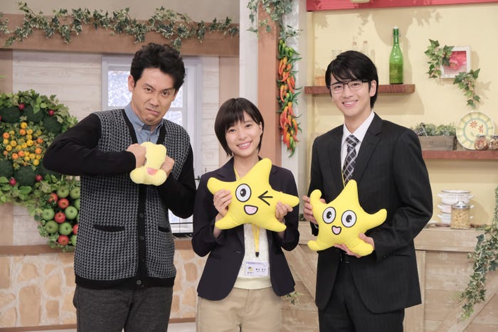 (左から)大泉洋、芳根京子、飯島寛騎(写真提供:北海道テレビ)