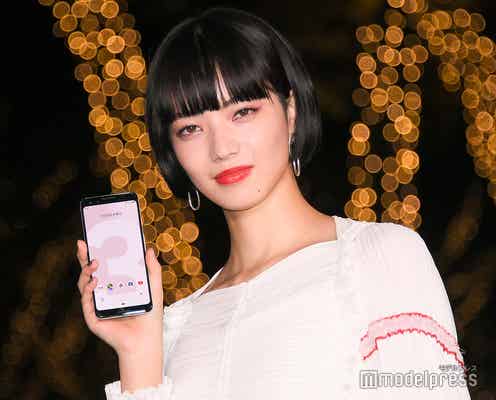 小松菜奈「感動です」 イルミネーション点灯式で“美の共演”