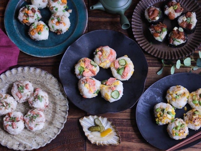 具だくさんおにぎり