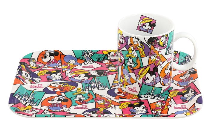 マグカップ&トレー3,900円(C)Disney