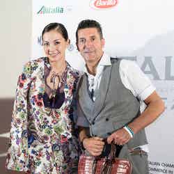 来場した土屋アンナとジローラモ/Hotter Than July Inc.