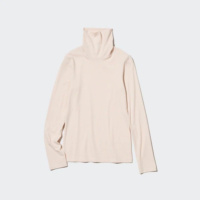 ユニクロ　uniqlo　レディース　おすすめ　オススメ　コスパ　2023　冬　トップス　インナー　ジャージータートルネックT