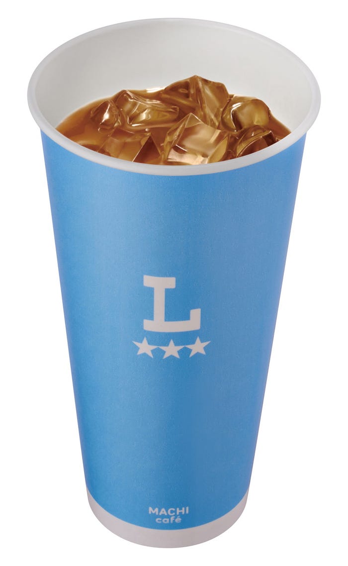 メガアイスカフェラテ税込260円/提供画像