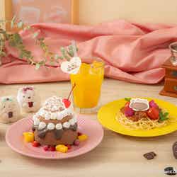 喫茶すみっコのケーキセット 税込2,690円(C)2025 San-X Co.,Ltd.All Rights Reserved.